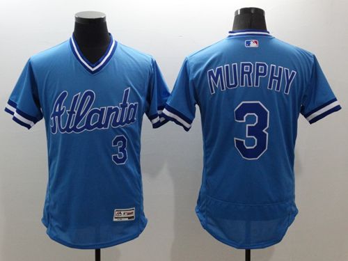 Men's Atlanta Braves ACTIVE PLAYER Custom Light Blue Flex Base Stitched Jersey Men's Atlanta Braves ACTIVE PLAYER Custom Light Blue Flex Base Stitched Jersey